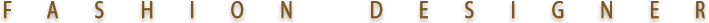 fashion designer text